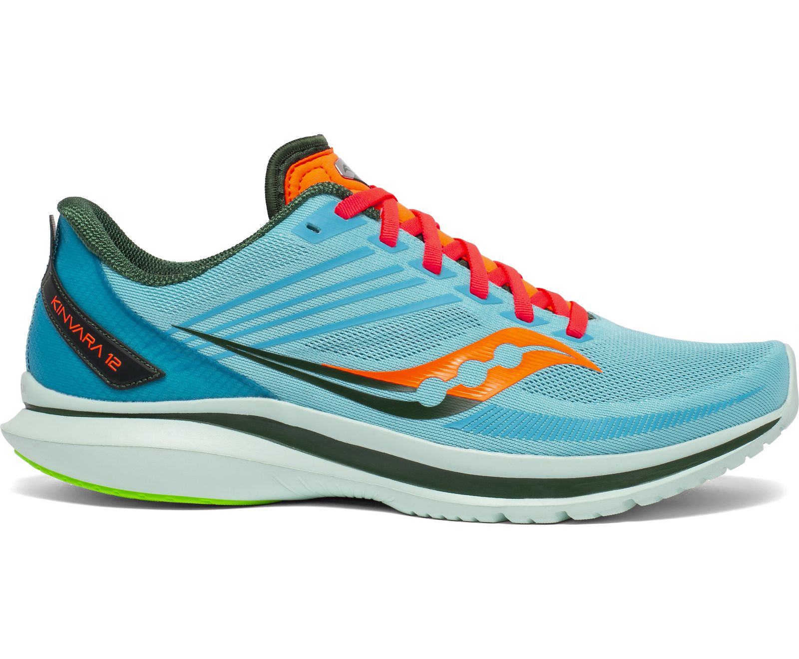 Saucony Kinvara 12 Men\'s Running Shoes Turquoise / Blue / Orange | Canada 527UZGT